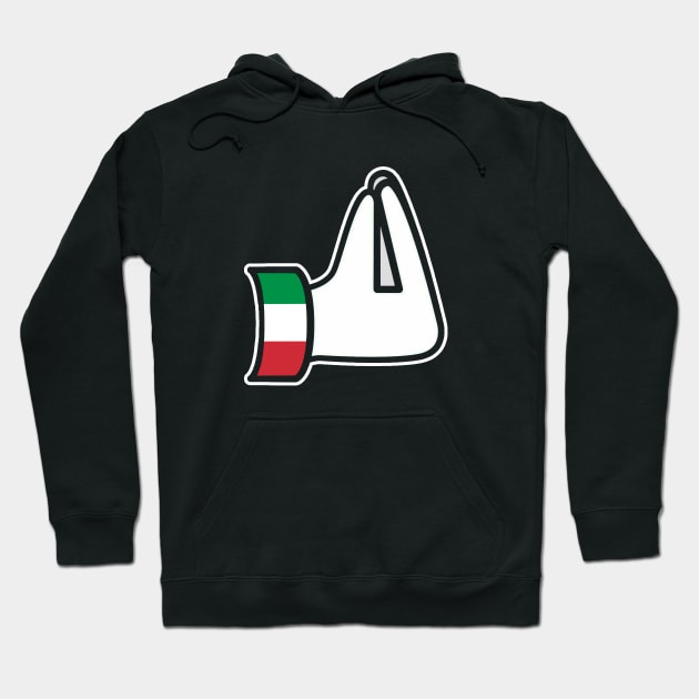 Italian Pinched Fingers Hand Gesture Italia Italy Italiano Hoodie by E